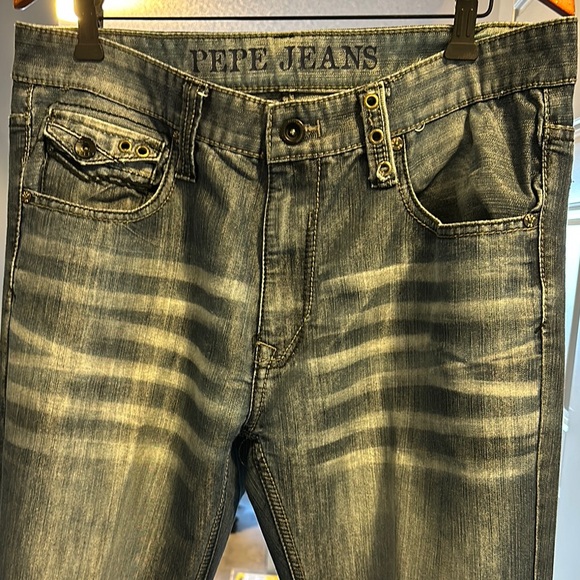 Men’s Retro Style Pepe Jeans Blue Denim - Picture 5 of 6